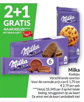 Intermarché Milka Koekjes aanbieding