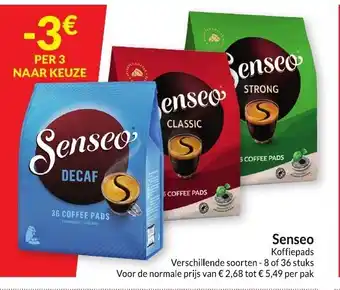 Intermarché Senseo Koffiepads aanbieding