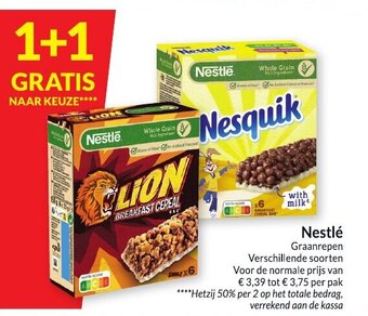 Intermarché Nestle Graanrepen aanbieding