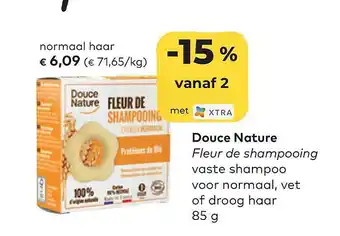 Bio Planet Douce nature fleur de shampooing vaste shampoo voor normaal vet of droog haar aanbieding