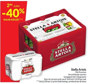Intermarché Stella Artois Pils Premium aanbieding