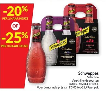 Intermarché Schweppes Selection aanbieding