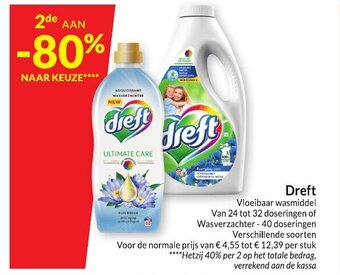 Intermarché Dreft Vloeibaar wasmiddel aanbieding
