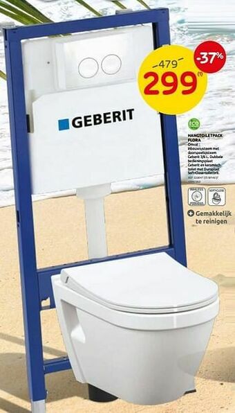 Brico Hangtoiletpack flora aanbieding