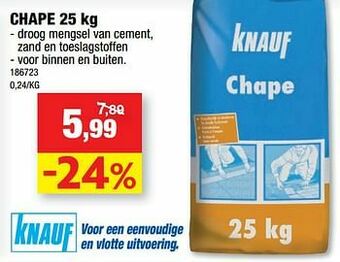 Hubo Chape aanbieding