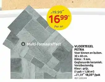 Brico Vloertegel petra aanbieding