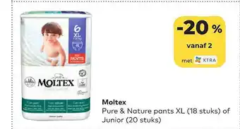 Bio Planet Moltex pure & nature pants of junior aanbieding