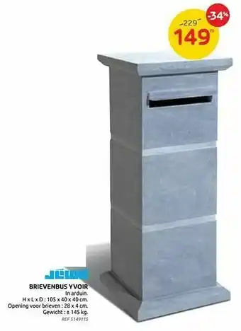 Brico Brievenbus yvoir aanbieding