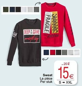 Cora Sweat aanbieding