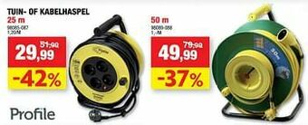 Hubo Tuin- of kabelhaspel aanbieding
