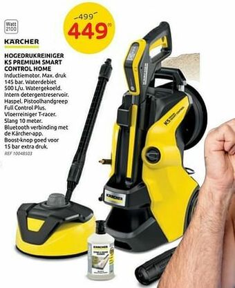 Brico Kärcher hogedrukreiniger k5 premium smart control home aanbieding