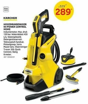 Brico Kärcher hogedrukreiniger k4 power control home aanbieding