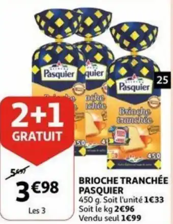Brioche Tranchee Pasquier