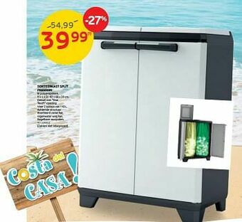 Brico Sorteerkast split premium aanbieding