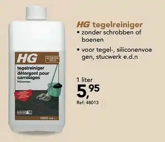 Hubo Hg tegelreiniger aanbieding