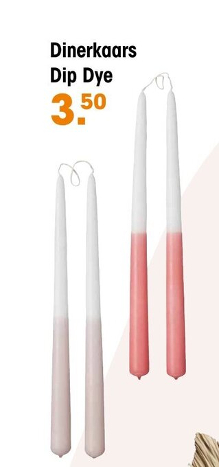 Kwantum Dinerkaars dip dye aanbieding