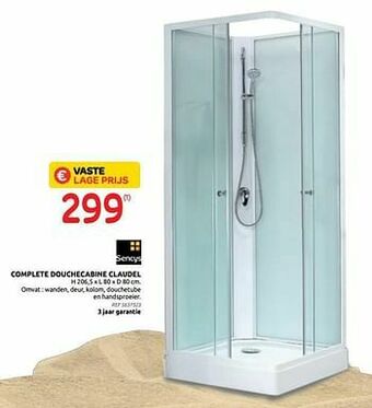 Brico Complete douchecabine claudel aanbieding