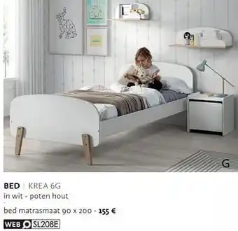 Krea Bed matrasmaat 90x200 aanbieding