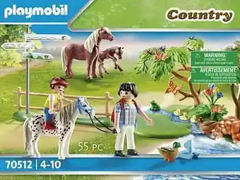 Dreamland PLAYMOBIL Country 70512 Gelukkige ponyreis aanbieding