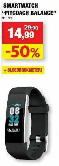 Smartwatch fitcoach balance