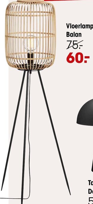 Kwantum Vloerlamp balan aanbieding