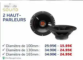 Auto5 Norauto sound 2 haut-parleurs aanbieding