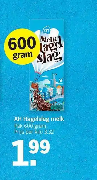 Albert Heijn Ah hagelslag melk aanbieding