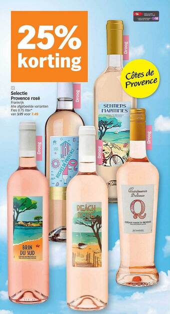 Albert Heijn Selectie provence rosé aanbieding