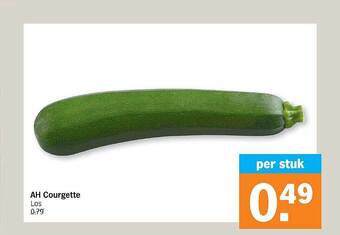 Albert Heijn Ah courgette aanbieding