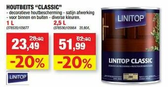 Hubo Houtbeits classic aanbieding