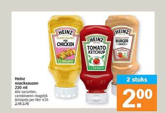 Heinz snacksauzen