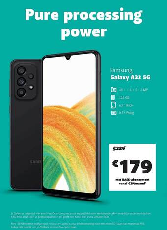 Base Samsung galaxy a33 5g aanbieding