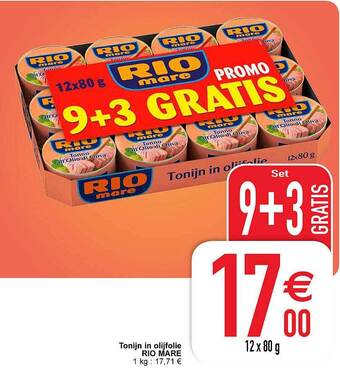 Cora Tonijn in olijfolie rio mare aanbieding