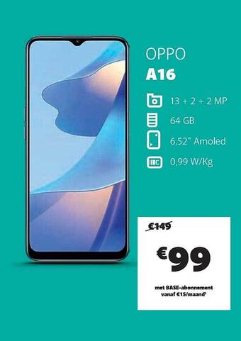 Oppo a16