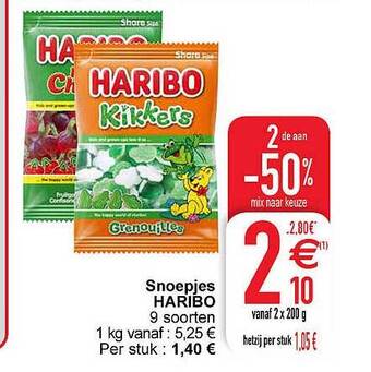 Cora Snoepjes haribo aanbieding