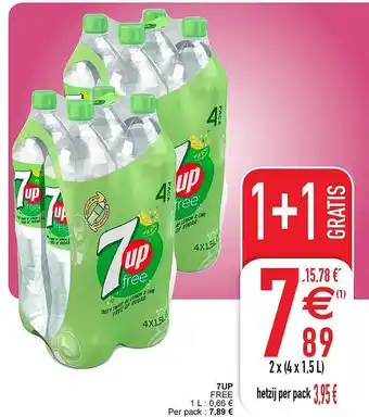 Cora 7up free aanbieding