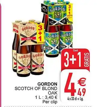 Cora Gordon scotch of blond aanbieding