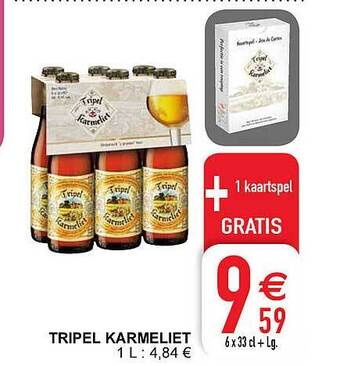 Cora Tripel karmeliet aanbieding