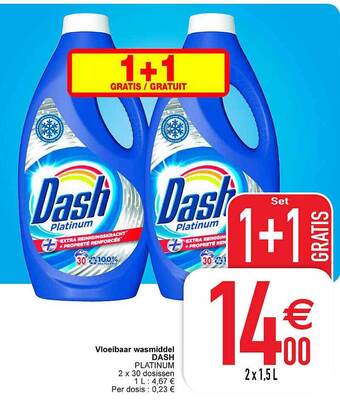 Cora Vloeibaar wasmiddel dash aanbieding