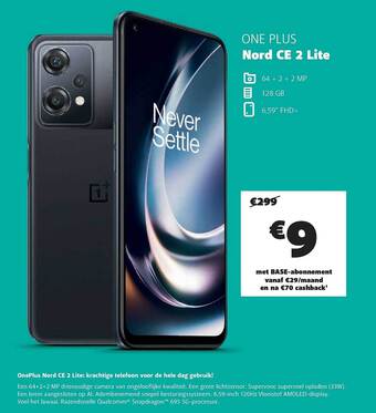 Base One plus nord ce 2 lite aanbieding