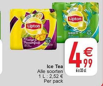Cora Ice tea aanbieding