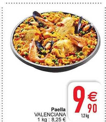 Cora Paella valenciana aanbieding