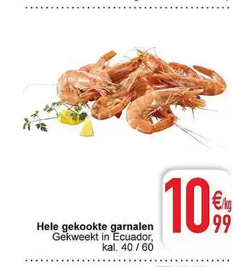 Cora Hele gekookte garnalen gekweet in ecuador aanbieding