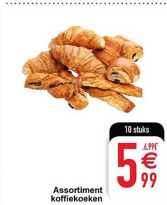 Assortiment koffiekoeken