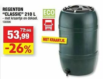 Hubo Regenton classic aanbieding