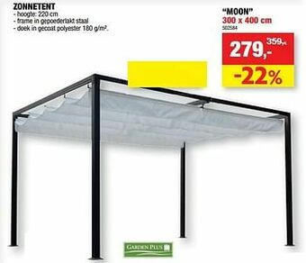 Hubo Zonnetent moon aanbieding
