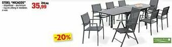 Hubo Stoel hicacos aanbieding