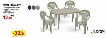 Hubo Stoel bonaire aanbieding