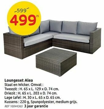 Brico Loungeset alea aanbieding