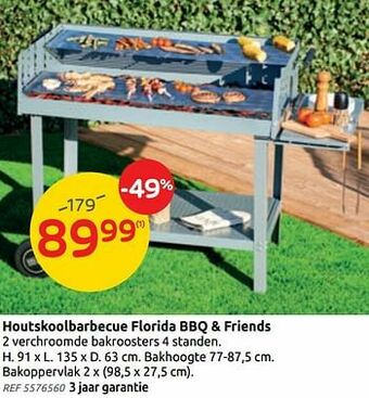 Houtskoolbarbecue florida